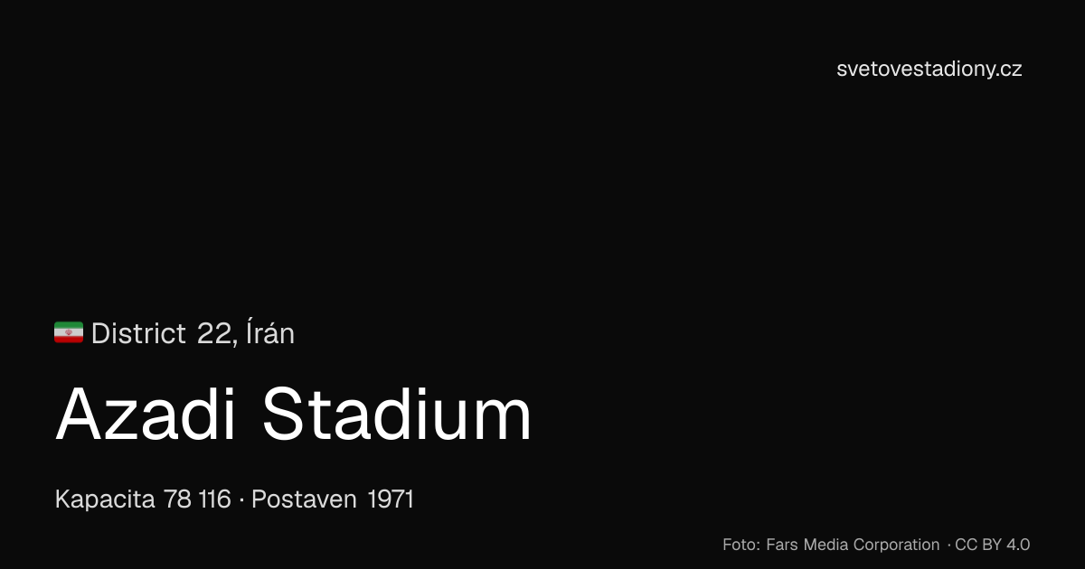 Azadi Stadium | WorldStadiumsMap